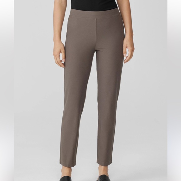 Eileen Fisher Washable Stretch Crepe Slim Ankle Pants XL - Picture 1 of 6